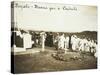 Celebration of Mass for Fallen after Battle of Dogali, Eritrea, 1887-null-Stretched Canvas