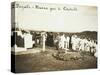 Celebration of Mass for Fallen after Battle of Dogali, Eritrea, 1887-null-Stretched Canvas