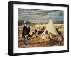 Celebration of Mohammed in Tangier-Stefano Ussi-Framed Giclee Print