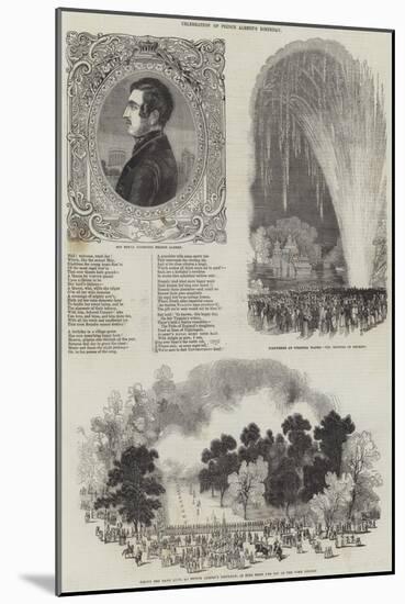 Celebration of Prince Albert's Birthday-null-Mounted Giclee Print