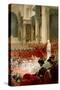 Celebration of the 100th Birthday of Victor Hugo at the Panthéon in Presenc-Théobald Chartran-Stretched Canvas