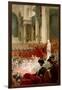 Celebration of the 100th Birthday of Victor Hugo at the Panthéon in Presenc-Théobald Chartran-Framed Giclee Print