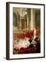 Celebration of the 100th Birthday of Victor Hugo at the Panthéon in Presenc-Théobald Chartran-Framed Giclee Print