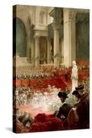 Celebration of the 100th Birthday of Victor Hugo at the Panthéon in Presenc-Théobald Chartran-Stretched Canvas