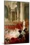 Celebration of the 100th Birthday of Victor Hugo at the Panthéon in Presenc-Théobald Chartran-Mounted Giclee Print