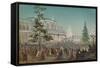 Celebration of the 25th Anniversary of Tsarskoe Selo Railroad, 1862-Adolf Charlemagne-Framed Stretched Canvas