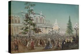 Celebration of the 25th Anniversary of Tsarskoe Selo Railroad, 1862-Adolf Charlemagne-Stretched Canvas