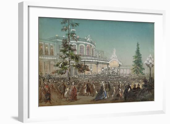 Celebration of the 25th Anniversary of Tsarskoe Selo Railroad, 1862-Adolf Charlemagne-Framed Giclee Print