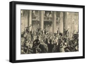 Celebration of the Berlin Population in Front of the Crown Prince Palace on 1 August-Felix Schwormstadt-Framed Giclee Print