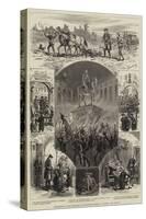 Celebration of the Centenary of the Emperor Joseph II in Vienna-null-Stretched Canvas