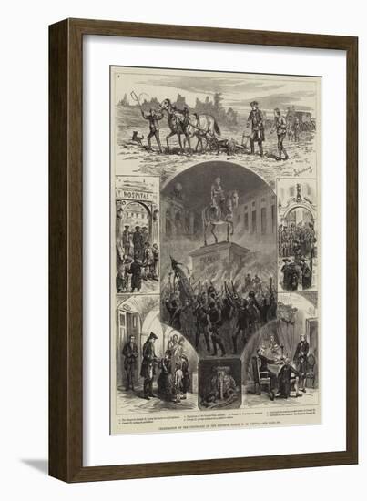 Celebration of the Centenary of the Emperor Joseph II in Vienna-null-Framed Giclee Print