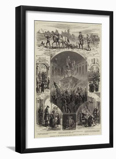 Celebration of the Centenary of the Emperor Joseph II in Vienna-null-Framed Giclee Print