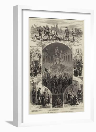 Celebration of the Centenary of the Emperor Joseph II in Vienna-null-Framed Giclee Print