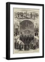 Celebration of the Centenary of the Emperor Joseph II in Vienna-null-Framed Premium Giclee Print