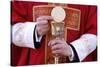 Celebration of the Eucharist, Catholic Mass, Villemomble, Seine-Saint-Denis, France, Europe-Godong-Stretched Canvas