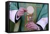 Celebration of the Eucharist, Catholic Mass, Villemomble, Seine-Saint-Denis, France, Europe-Godong-Framed Stretched Canvas