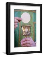 Celebration of the Eucharist, Catholic Mass, Villemomble, Seine-Saint-Denis, France, Europe-Godong-Framed Photographic Print