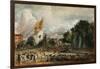 Celebration of the General Peace of 1814 in East Bergholt, 1814-John Constable-Framed Giclee Print