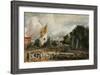 Celebration of the General Peace of 1814 in East Bergholt, 1814-John Constable-Framed Giclee Print