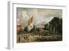 Celebration of the General Peace of 1814 in East Bergholt, 1814-John Constable-Framed Giclee Print