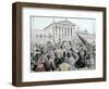 Celebration of the Universal Suffrage for All the Men, Austria-Hungary, 1907-null-Framed Giclee Print