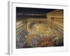 Celebrations at Palazzo Barberini in Honor of Queen Christine of Sweden's Arrival in Rome in 1656-null-Framed Giclee Print