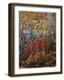 Celebrations at Palazzo Barberini in Honor of Queen Christine of Sweden's Arrival in Rome in 1656-null-Framed Giclee Print