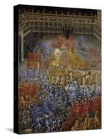 Celebrations at Palazzo Barberini in Honor of Queen Christine of Sweden's Arrival in Rome in 1656-null-Stretched Canvas