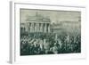 Celebrations for Prussia's Victory in the Franco-Prussian War, Berlin, 16 June 1871-Wilhelm Camphausen-Framed Giclee Print