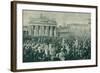 Celebrations for Prussia's Victory in the Franco-Prussian War, Berlin, 16 June 1871-Wilhelm Camphausen-Framed Giclee Print