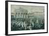 Celebrations for Prussia's Victory in the Franco-Prussian War, Berlin, 16 June 1871-Wilhelm Camphausen-Framed Giclee Print