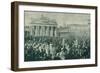 Celebrations for Prussia's Victory in the Franco-Prussian War, Berlin, 16 June 1871-Wilhelm Camphausen-Framed Giclee Print