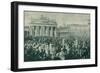 Celebrations for Prussia's Victory in the Franco-Prussian War, Berlin, 16 June 1871-Wilhelm Camphausen-Framed Giclee Print