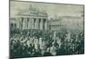 Celebrations for Prussia's Victory in the Franco-Prussian War, Berlin, 16 June 1871-Wilhelm Camphausen-Mounted Giclee Print