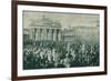 Celebrations for Prussia's Victory in the Franco-Prussian War, Berlin, 16 June 1871-Wilhelm Camphausen-Framed Giclee Print