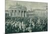 Celebrations for Prussia's Victory in the Franco-Prussian War, Berlin, 16 June 1871-Wilhelm Camphausen-Mounted Giclee Print