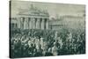 Celebrations for Prussia's Victory in the Franco-Prussian War, Berlin, 16 June 1871-Wilhelm Camphausen-Stretched Canvas