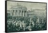 Celebrations for Prussia's Victory in the Franco-Prussian War, Berlin, 16 June 1871-Wilhelm Camphausen-Framed Stretched Canvas