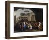 Celebrations in Honor of the Madonna of the Arch, 1778-Pietro Fabris-Framed Giclee Print