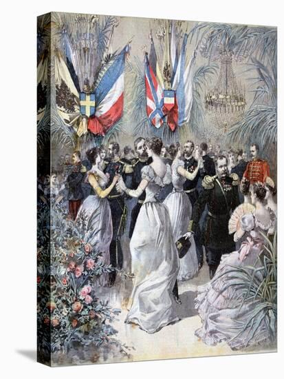 Celebrations in Honour of the Visit of the Russian Fleet in Toulon, 1893-Henri Meyer-Stretched Canvas