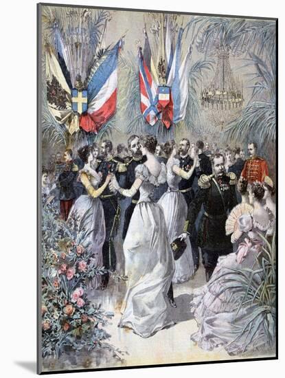 Celebrations in Honour of the Visit of the Russian Fleet in Toulon, 1893-Henri Meyer-Mounted Giclee Print