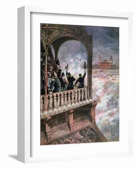 Celebrations in Paris in Honour of the Franco-Russian Dual Alliance, 1893-Henri Meyer-Framed Giclee Print