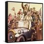 Celebrations Post World War I-Pat Nicolle-Framed Stretched Canvas