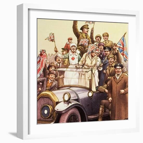 Celebrations Post World War I-Pat Nicolle-Framed Giclee Print