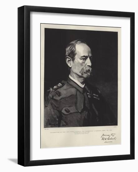 Celebrities of the Day, Lieutenant-General Sir Frederick S Roberts, Baronet, Vc, Gcb-Frank Holl-Framed Giclee Print