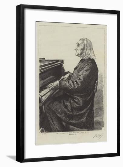 Celebrities of the Day, the Abbe Liszt-Charles Paul Renouard-Framed Giclee Print