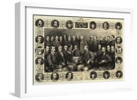 Celebrities of the Turf-null-Framed Giclee Print