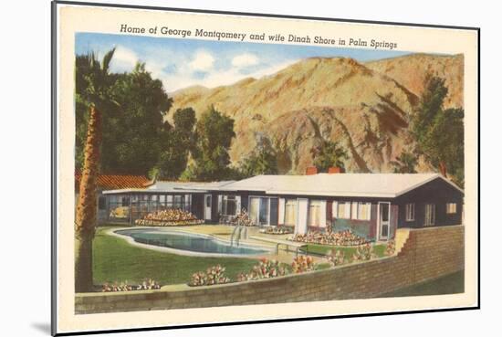 Celebrity Home, Palm Springs, California-null-Mounted Art Print