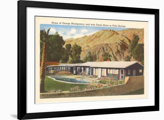 Celebrity Home, Palm Springs, California-null-Framed Art Print