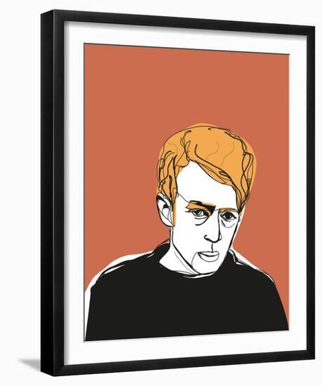 Celebrity Sketches - Rebel-Otto Gibb-Framed Art Print